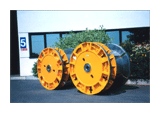 Collapsible Reels - with Mechanical, pneumatic or hydraulic release